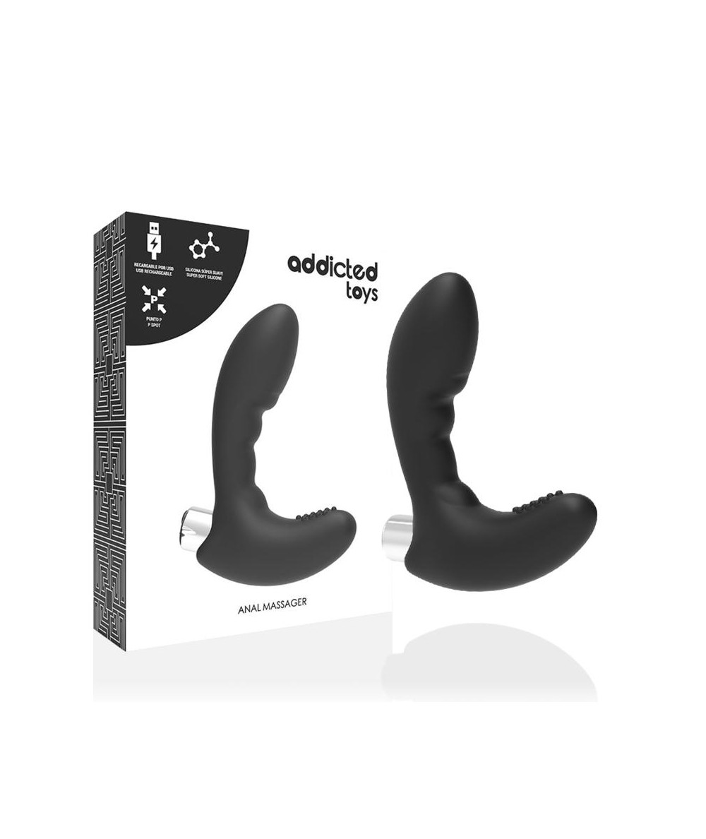 ADDICTED TOYS VIBRADOR PROSTÁTICO RECARGABLE MODEL 4 - NEGRO