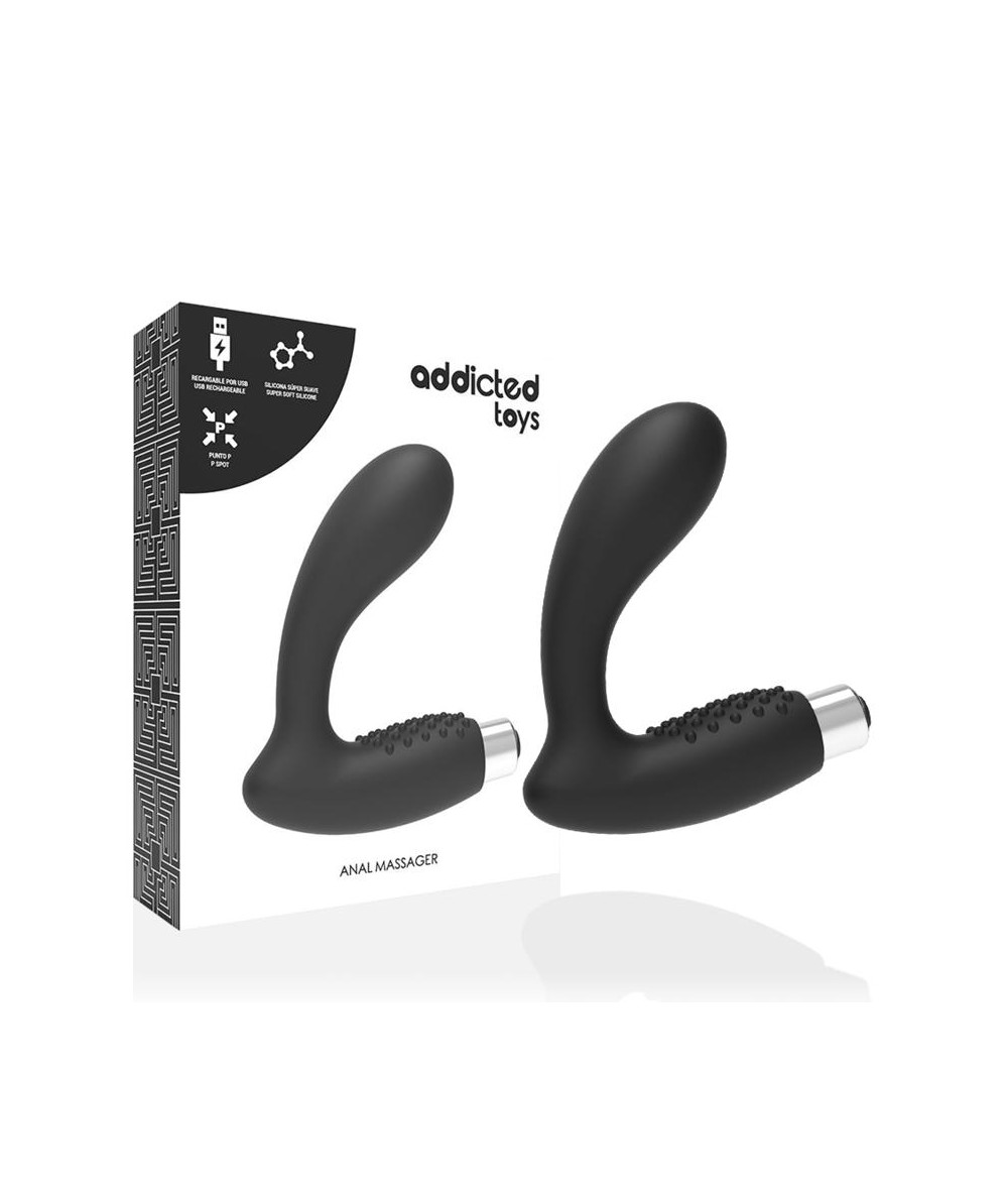 ADDICTED TOYS VIBRADOR PROSTÁTICO RECARGABLE MODEL 5 - NEGRO