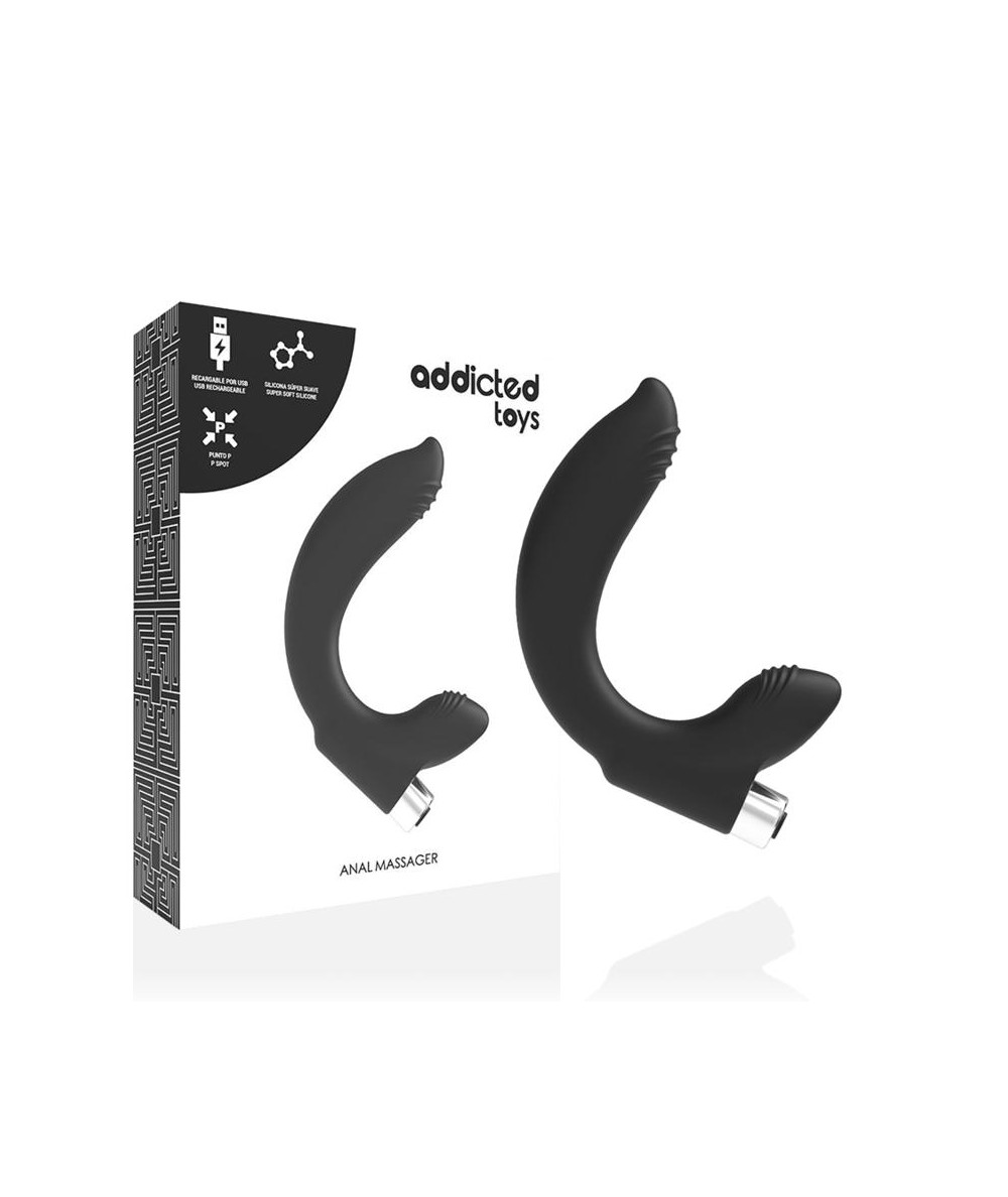 ADDICTED TOYS VIBRADOR PROSTÁTICO RECARGABLE MODEL 7 - NEGRO