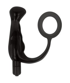 ADDICTED TOYS VIBRADOR PROSTÁTICO NEGRO 10 CM