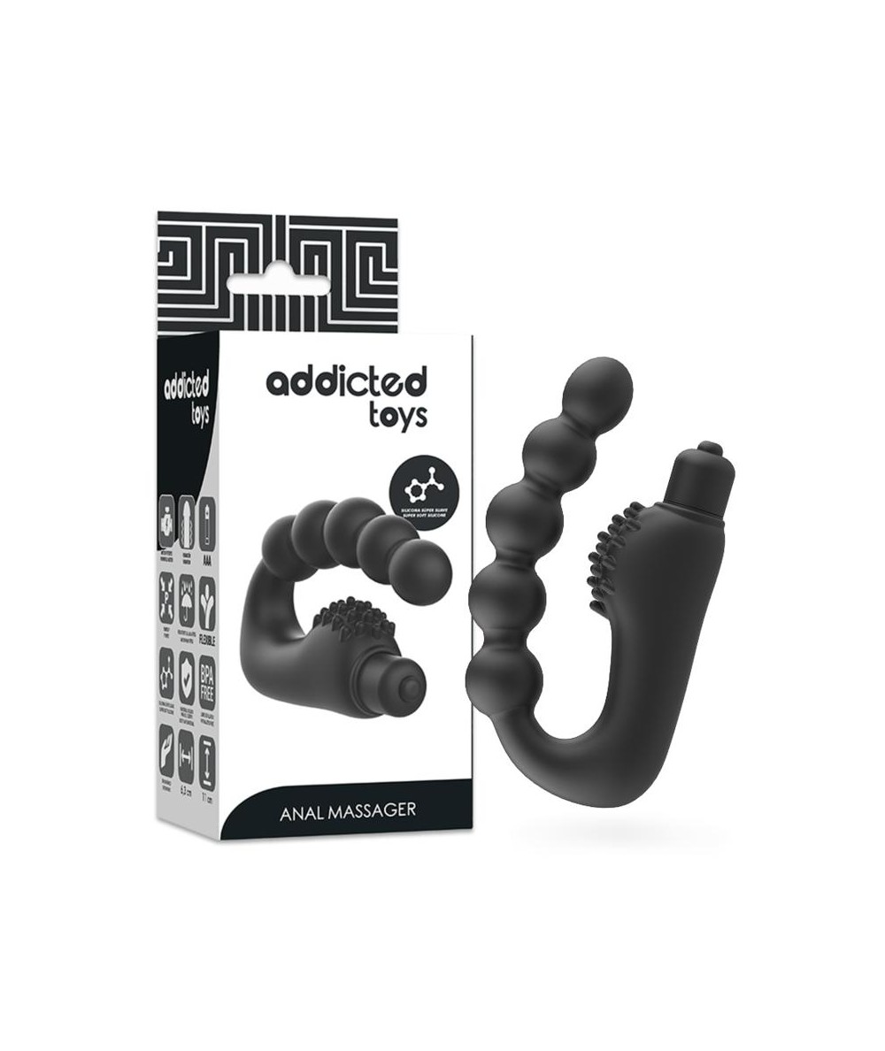 ADDICTED TOYS MASAJEADOR ANAL PROSTATICO CON VIBRACIÓN