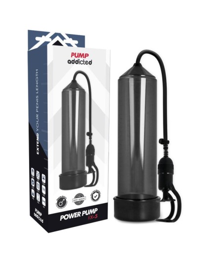 PUMP ADDICTED BOMBA ERECCIÓN RX5 BLACK