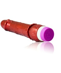 VIBRADOR ROJO REALISTICO  23 CM