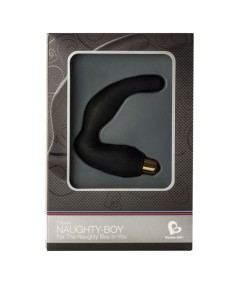 NAUGHTY-BOY MASAJEADOR DEL PUNTO G MASCULINO 7 V NEGRO