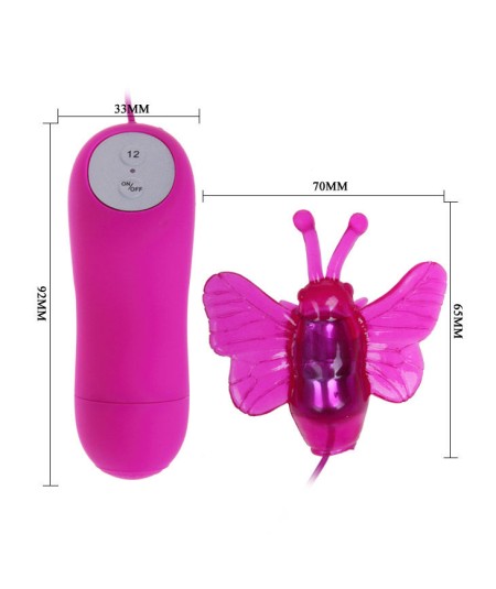 CUTE SECRET MARIPOSA ESTIMULADORA VIBRADOR 12V