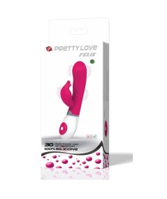 PRETTY LOVE FLIRTATION - VIBRADOR CON ESTIMULADOR FELIX