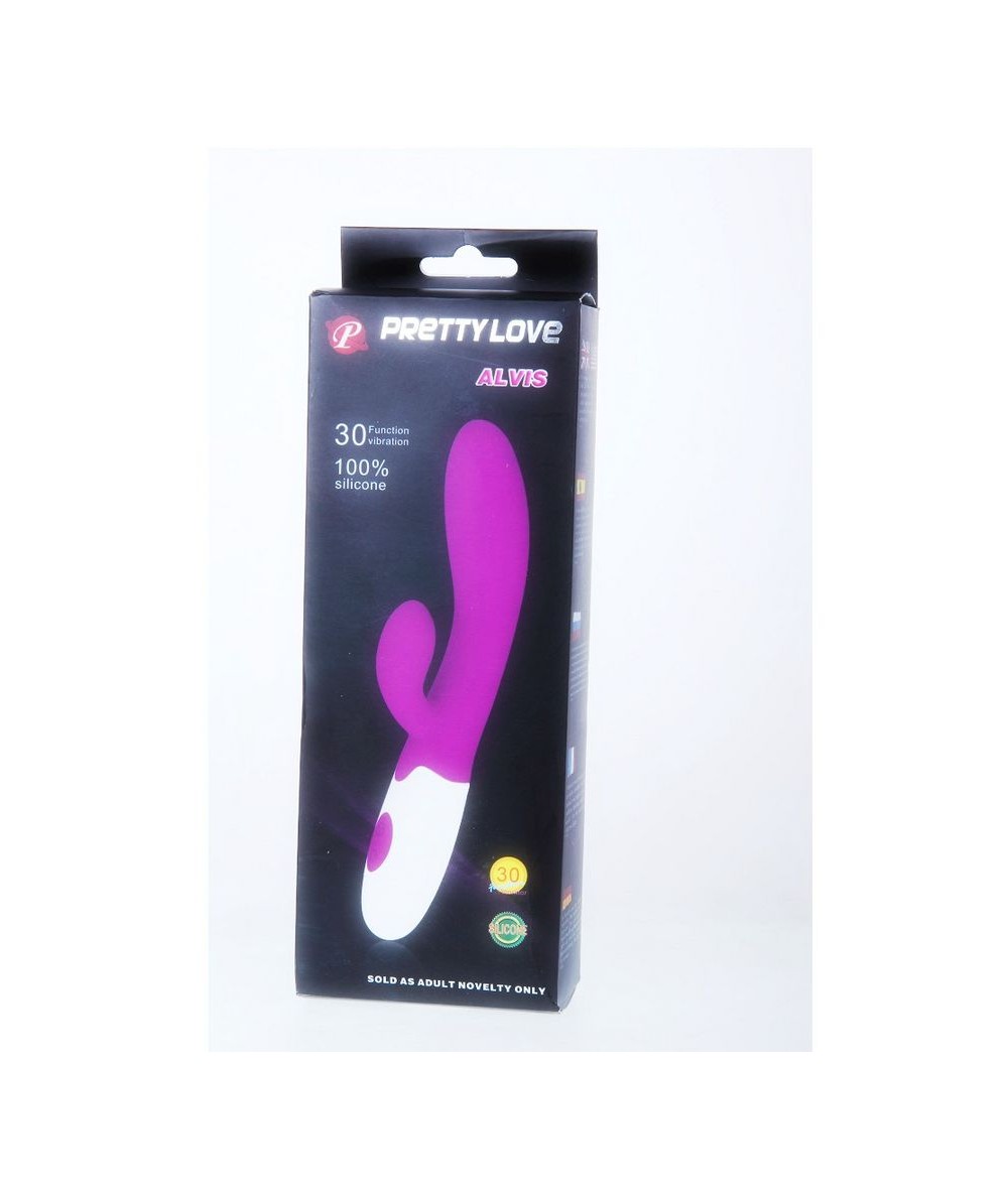 PRETTY LOVE FLIRTATION - VIBRADOR CON ESTIMULADOR CLITORIS ALVIS