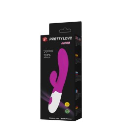 PRETTY LOVE FLIRTATION - VIBRADOR CON ESTIMULADOR CLITORIS ALVIS