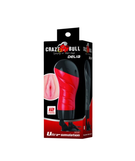 BAILE CRAZYFLORA VAGINA CON BASE MASTURBADOR VOZ