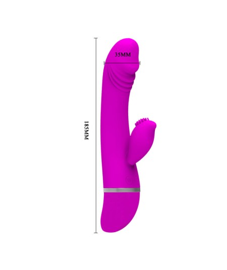 PRETTY LOVE FLIRTATION - VIBRADOR CON RABBIT DAVID