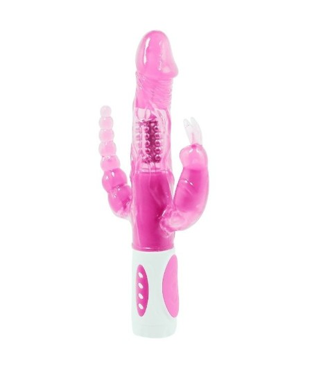 BAILE PRETTY BUNNY TRIPLE VIBRADOR ROTADOR