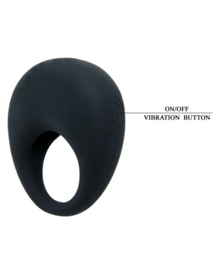 ANILLO VIBRADOR TRAP DE PRETTY LOVE - NEGRO