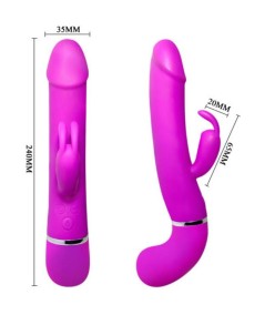 PRETTY LOVE VIBRADOR HENRY CON 12 MODOS DE VIBRACION Y FUNCION SQUIRT