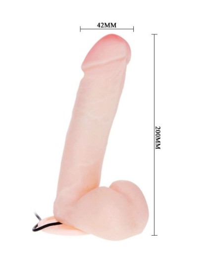 BAILE DILDO REALISTICO CON VIBRACION 20 CM