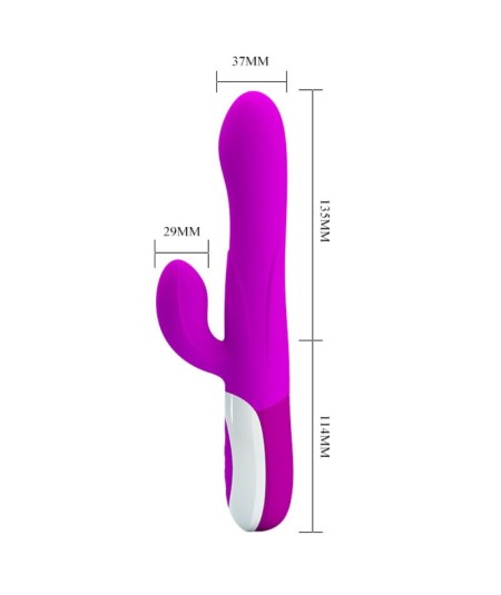 PRETTY LOVE DEMPSEY VIBRADOR HINCHABLE RECARGABLE