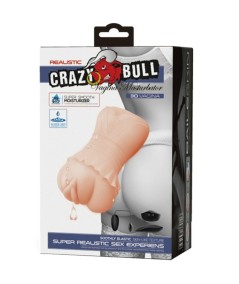 CRAZY BULL - MASTURBADOR WATER SKIN VAGINA CON BALAS VIBRADORAS