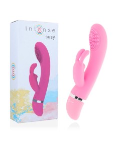 INTENSE SUSY VIBRADOR OSCILANTE SILICON RABBIT ROSA