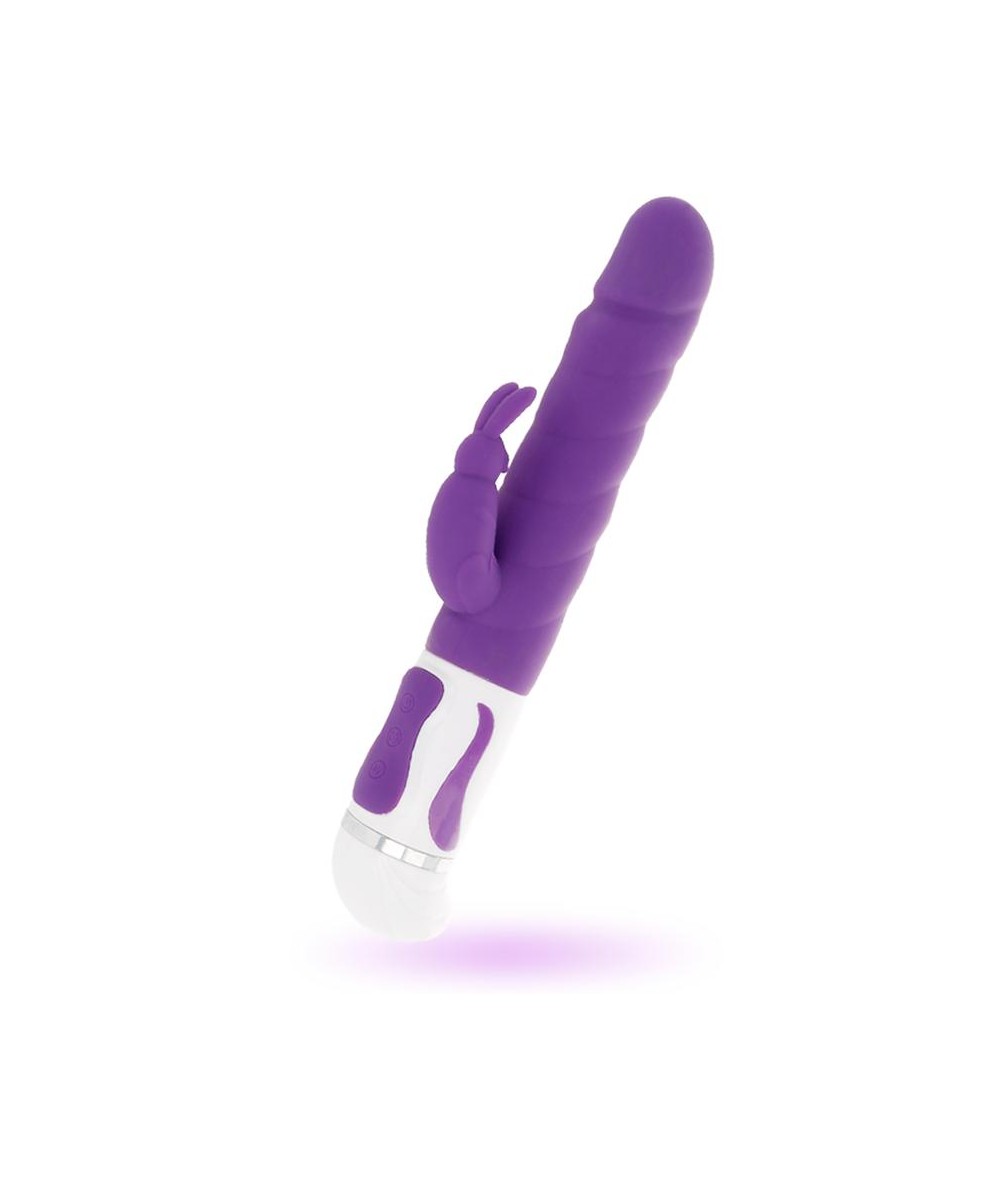 INTENSE BOBBLE VIBRADOR ROTADOR SILICONA LILA