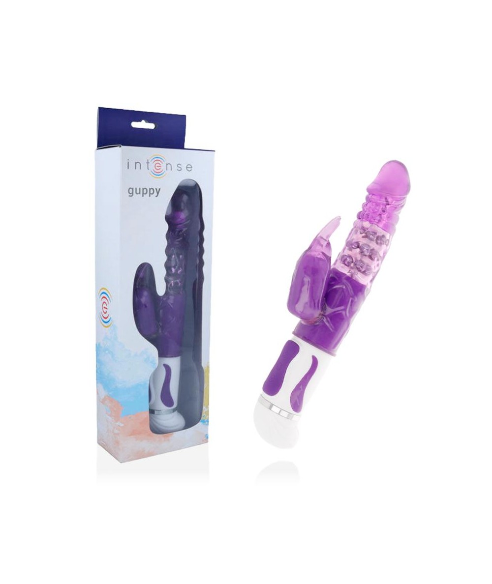 INTENSE GUPPY VIBRADOR ROTADOR LILA