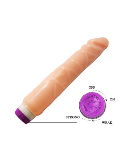 BAILE WAVES OF PLEASURE REALISTIC VIBRATING 25.5CM