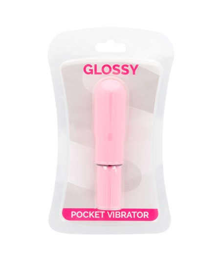 GLOSSY POCKET VIBRADOR ROSA