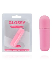 GLOSSY PREMIUM VIBE BALA VIBRADORA 10V ROSA