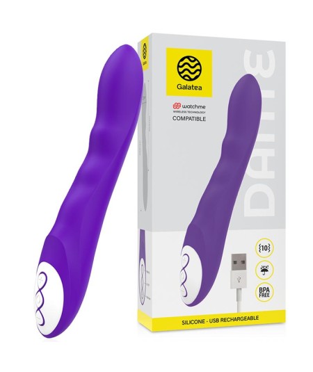 GALATEA DANTE VIBRADOR LILA COMPATIBLE CON WATCHME WIRELESS TECHNOLOGY