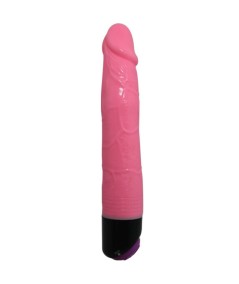 COLORFUL SEX VIBRADOR REALISTICO ROSA 23 CM