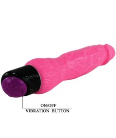 COLORFUL SEX VIBRADOR REALISTICO ROSA 24 CM