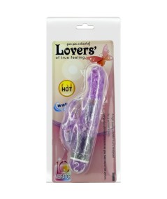 BAILE VIBRATORS  MULTIVELOCIDAD CON RABBIT LILA