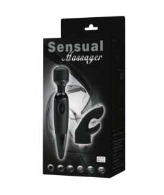 BAILE SENSUAL MASSAGER MASAJEADOR CON CABEZAL INTERCAMBIABLE