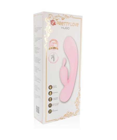 PRETTY LOVE SMART HUGO VIBRADOR RABBIT CON OREJITAS