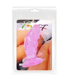 BAILE PLUG ANAL UNISEX CON VENTOSA ROSA