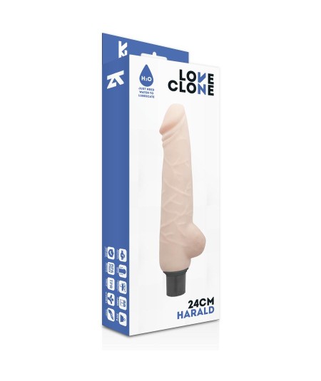 LOVECLONE HARALD SELF LUBRICATION VIBRADOR 24CM