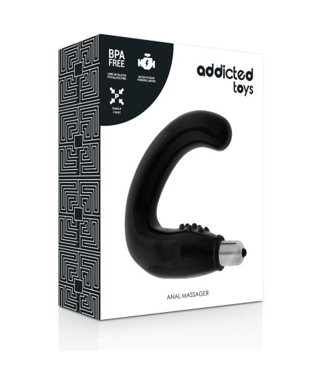 ADDICTED TOYS - ANAL MASSAGER NEGRO