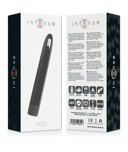 INTENSE VITO VIBRADOR NEGRO