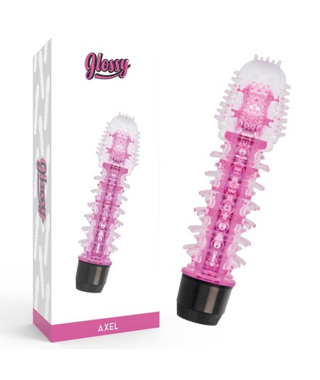 GLOSSY AXEL VIBRADOR ROSA