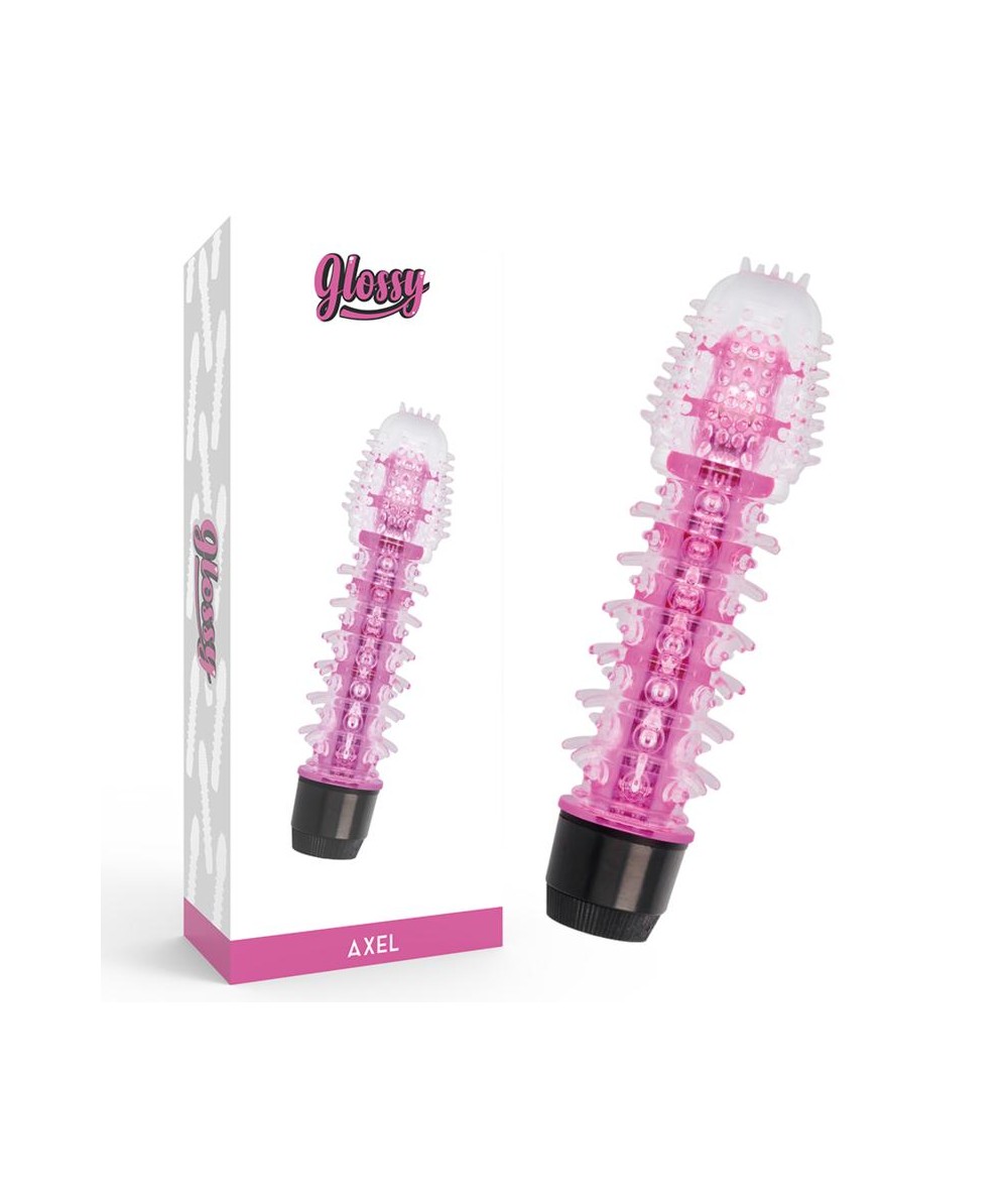 GLOSSY AXEL VIBRADOR ROSA