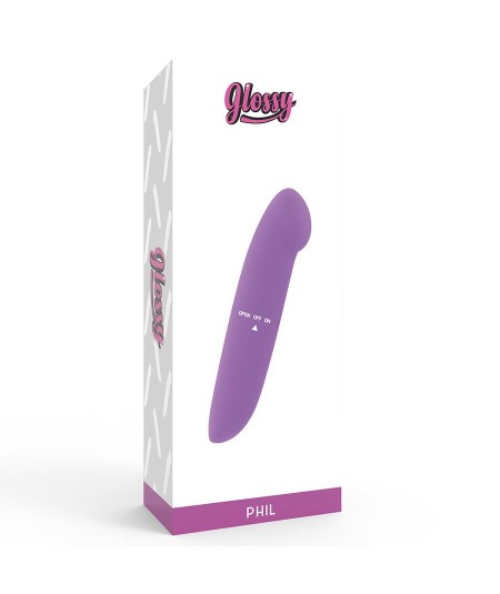 GLOSSY PHIL VIBRATOR LILA