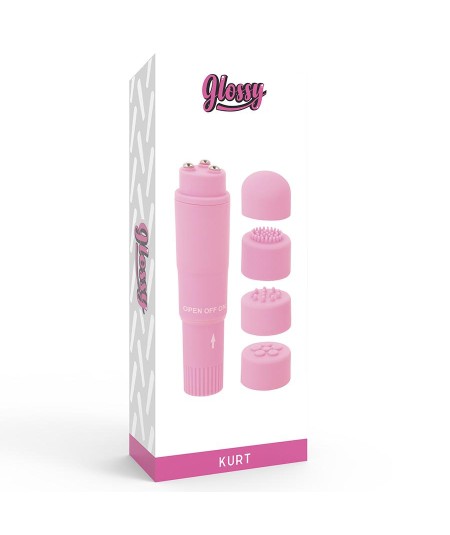 GLOSSY POCKET  KURT MASAJEADOR ROSA