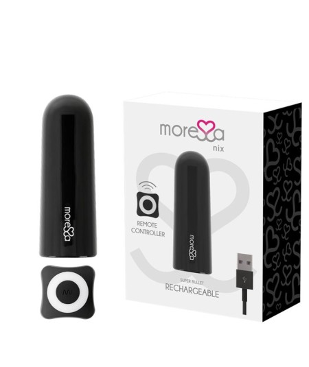 MORESSA NIX VIBRADOR CONTROL REMOTO NEGRO