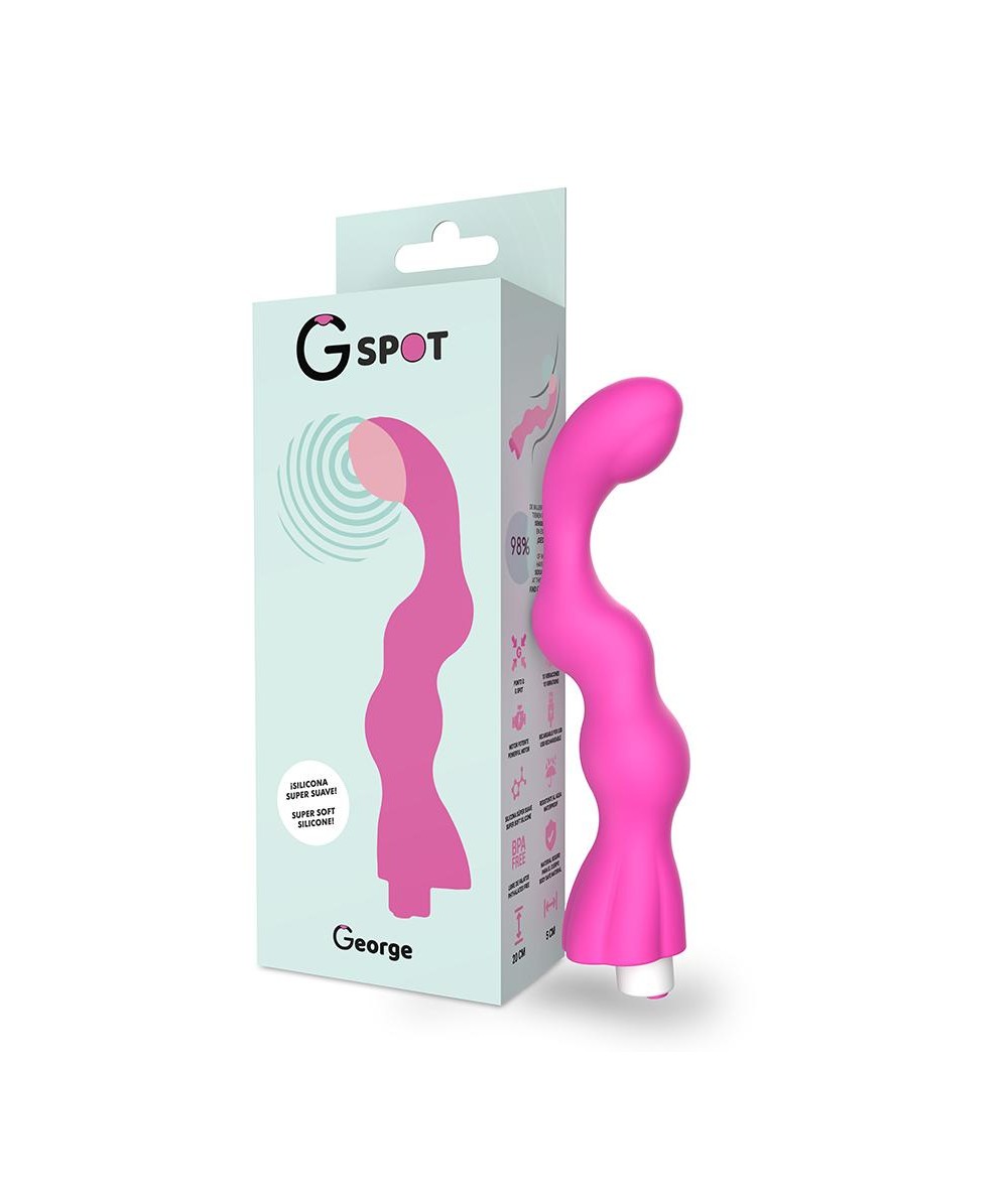 G-SPOT- GEORGE VIBRADOR PUNTO G ROSA CHICLE