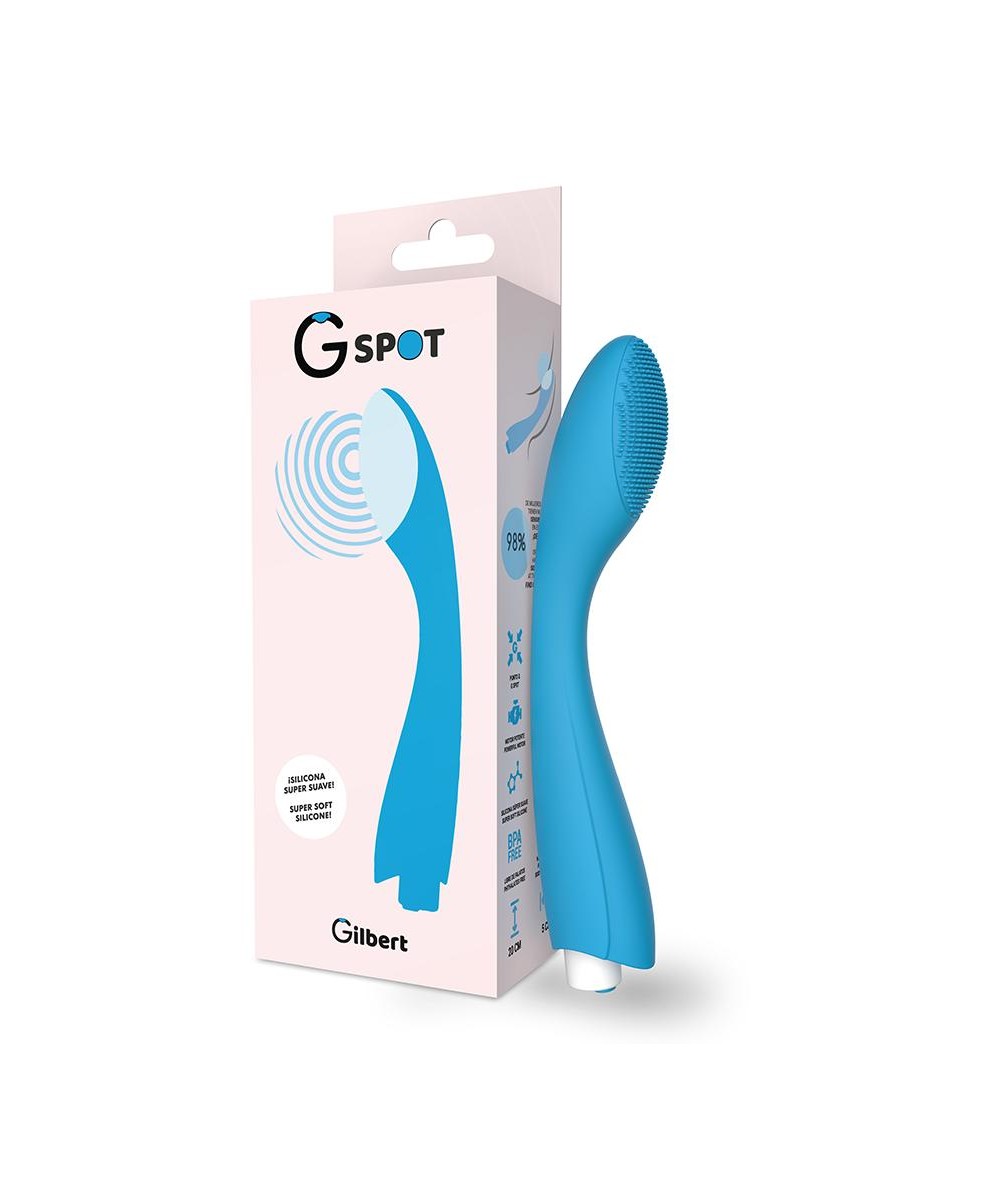 G-SPOT- GYLBERT VIBRADOR AZUL TURQUESA