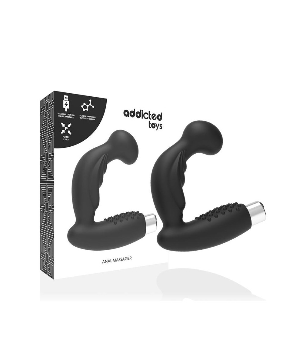 ADDICTED TOYS VIBRADOR PROSTÁTICO RECARGABLE MODEL 3 - NEGRO