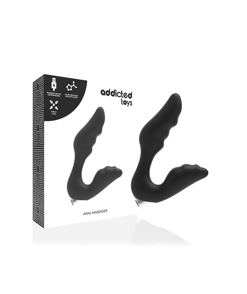 ADDICTED TOYS VIBRADOR PROSTÁTICO RECARGABLE MODEL 6 - NEGRO