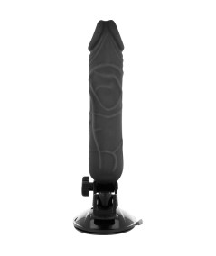 BASECOCK REALISTIC VIBRADOR CONTROL REMOTO NEGRO 20CM