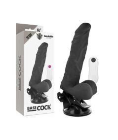 BASECOCK VIBRADOR ARTICULABLE CONTROL REMOTO NEGRO 21CM