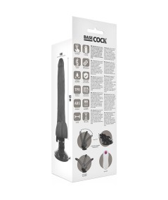 BASECOCK VIBRADOR ARTICULABLE CONTROL REMOTO NEGRO18.5CM