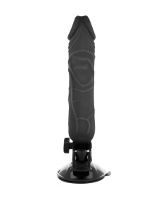 BASECOCK REALISTIC VIBRADOR CONTROL REMOTO NEGRO 20CM