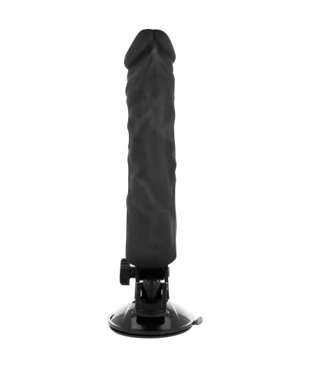 BASECOCK REALISTIC VIBRADOR CONTROL REMOTO NEGRO - NEGRO 21CM